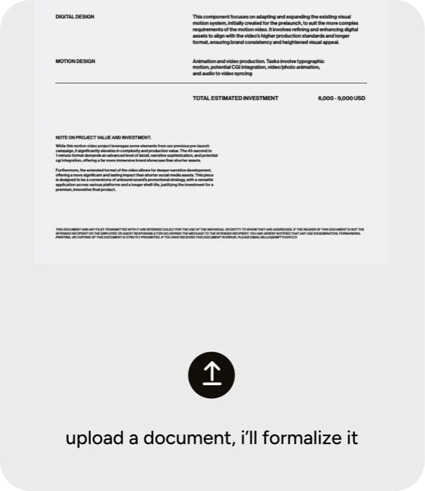 upload a document, i'll formalize it